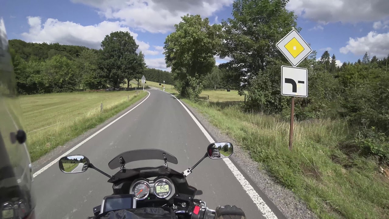 Short Ride Bad Laasphe with my Suzuki Bandit 1250 August 2017