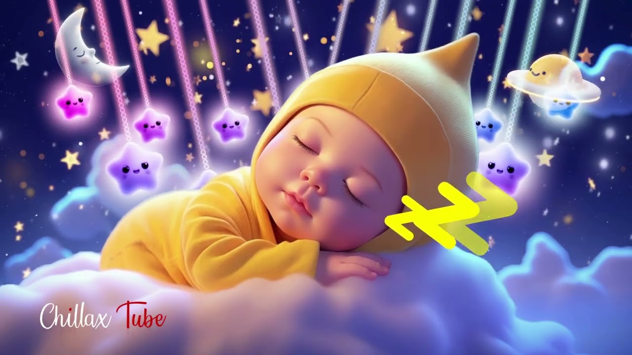 Instant Deep Sleep for Baby 💤 Calm in 3 Minutes 🌙 Mozart & Brahms Lullabies 🎵