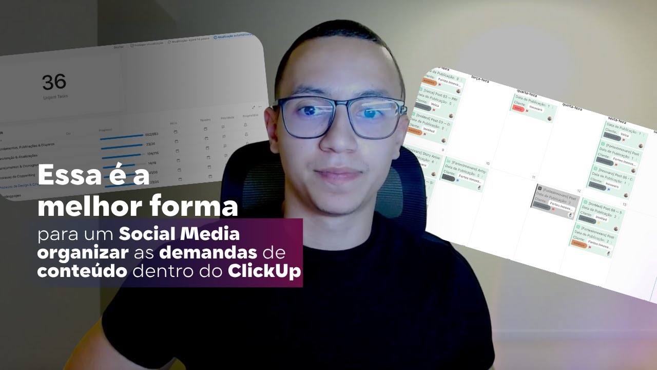 ClickUp para Social Media — Método 100% Validado para Gerenciar Conteúdo