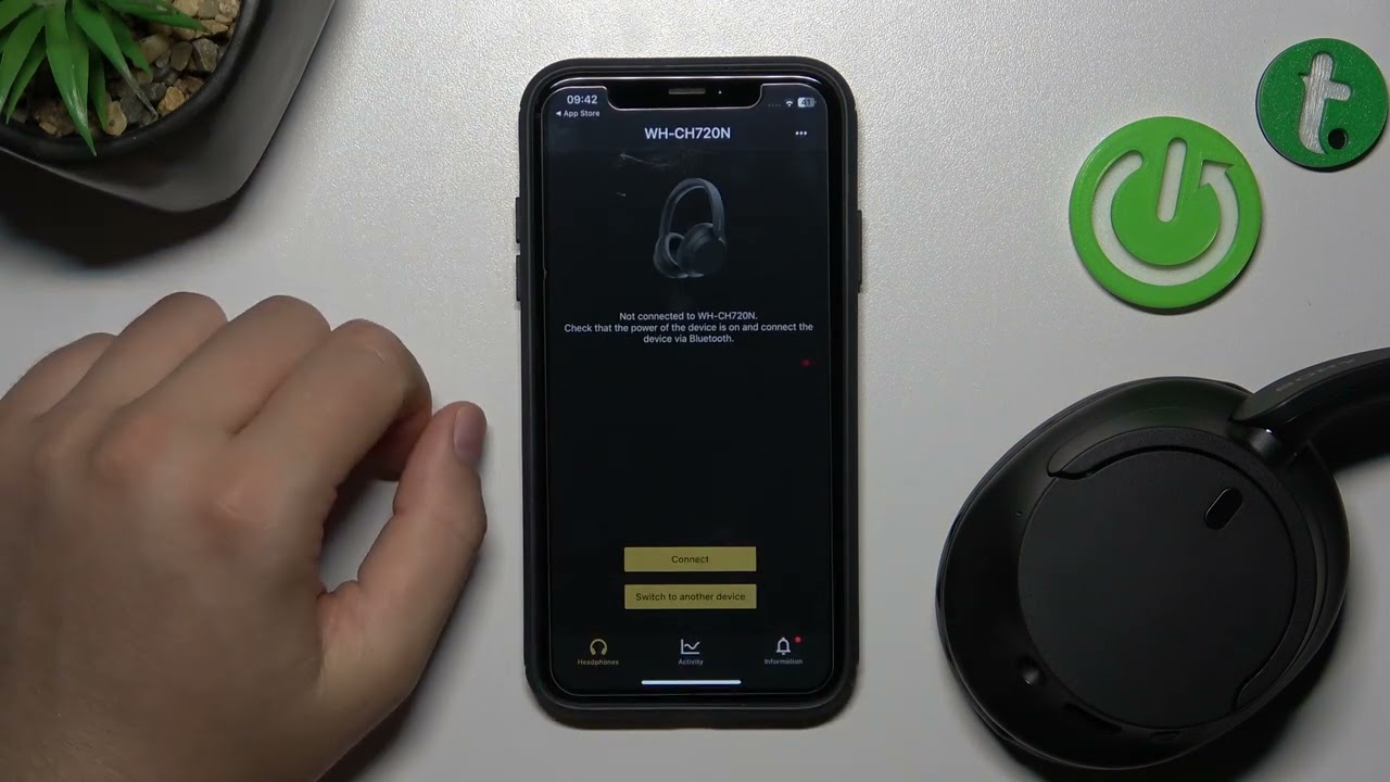 Как включить многоточечное соединение на Sony WH-CH720N?