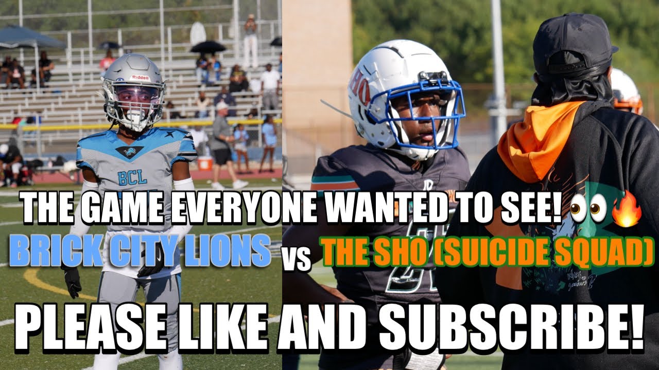 The SHO (Suicide Squad) Vs Brick City Lions (12U) (9/22/24) |One Of The Most Anticipated Games! 👀🔥|