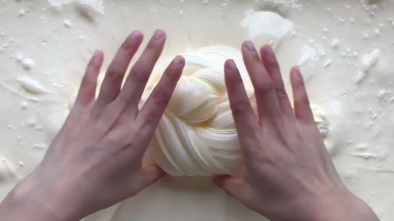 How I Made Rubber Tree Harvest Slime 🌳✨ | Soft, Fluid, & Jiggly Perfection!