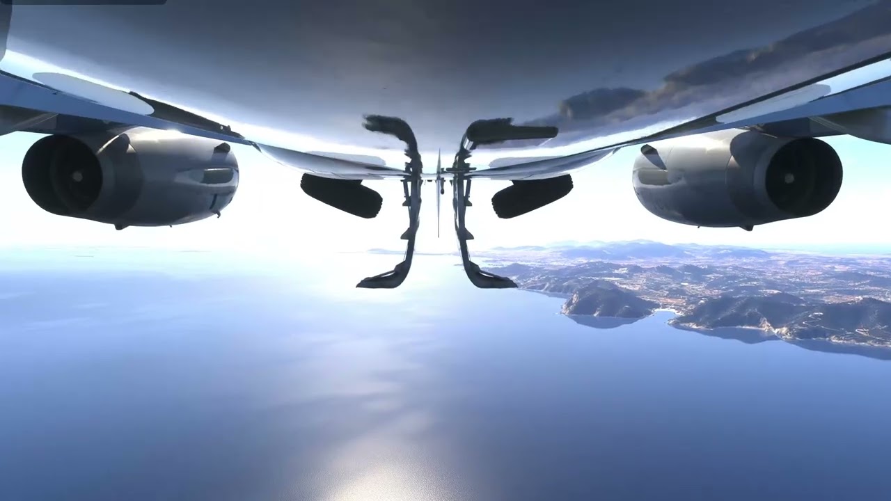 Preparing To Landing At Ibiza Int. Airport By Fenix A320 MSFS2024 