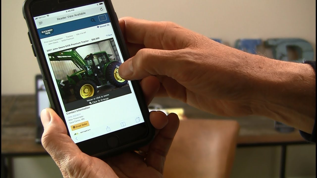Mobile Version MachineryPete.com Now Features Larger Pictures & Font