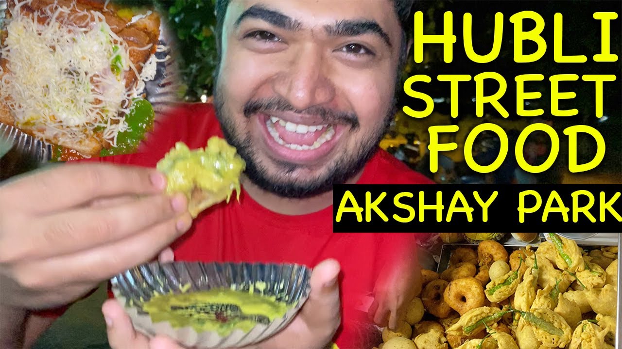 Street Food Akshay Park HUBLI Gokul Road | Badnikayi Bajji |Best Sandwich Kannada |Rajasthani Girmit