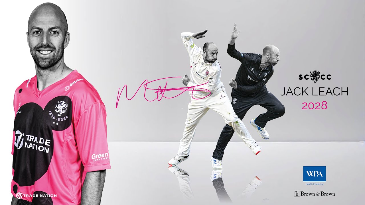 All of Jack Leach's 2025 County Championship wickets!
