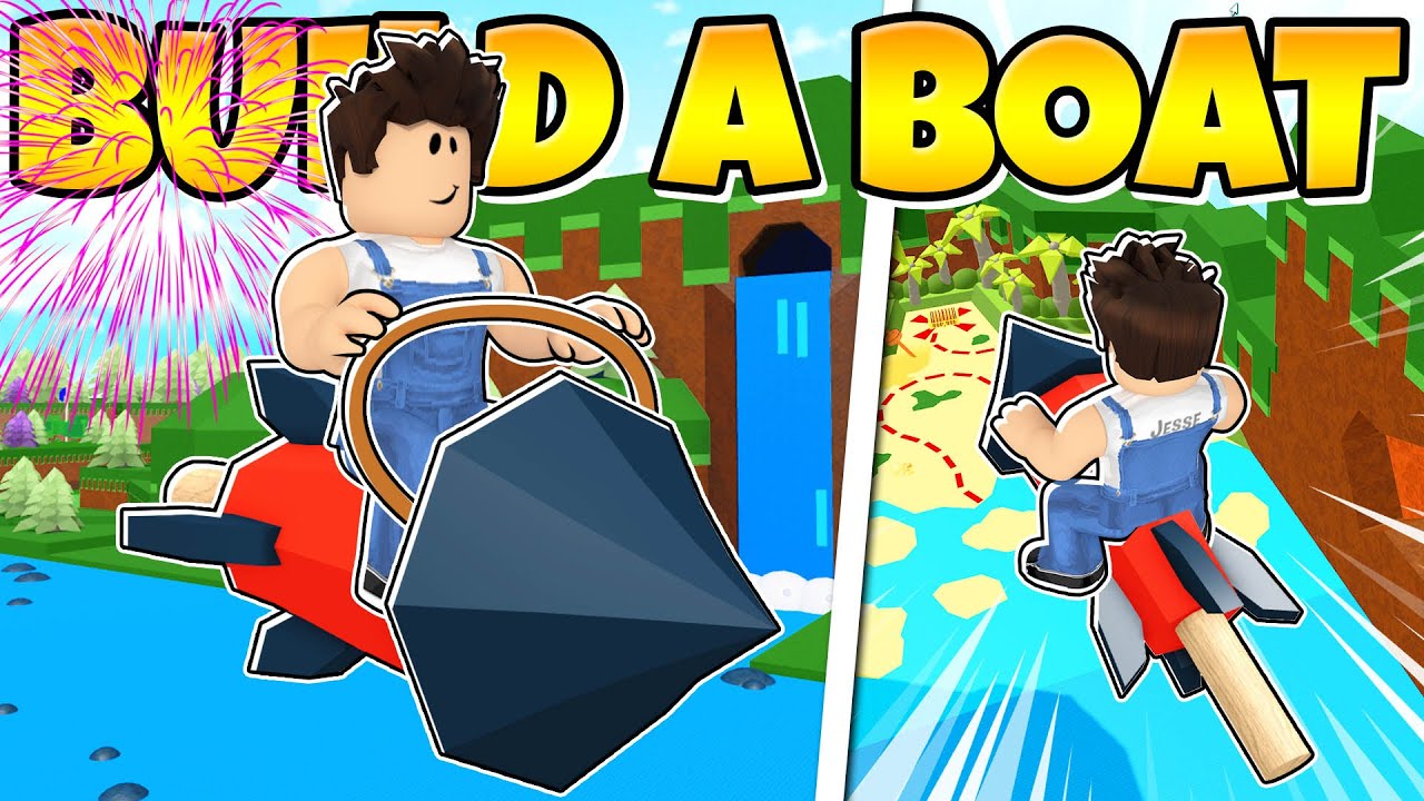 FIREWORK GLITCH TO THE END TO BECOME RICH! Roblox Build a Boat