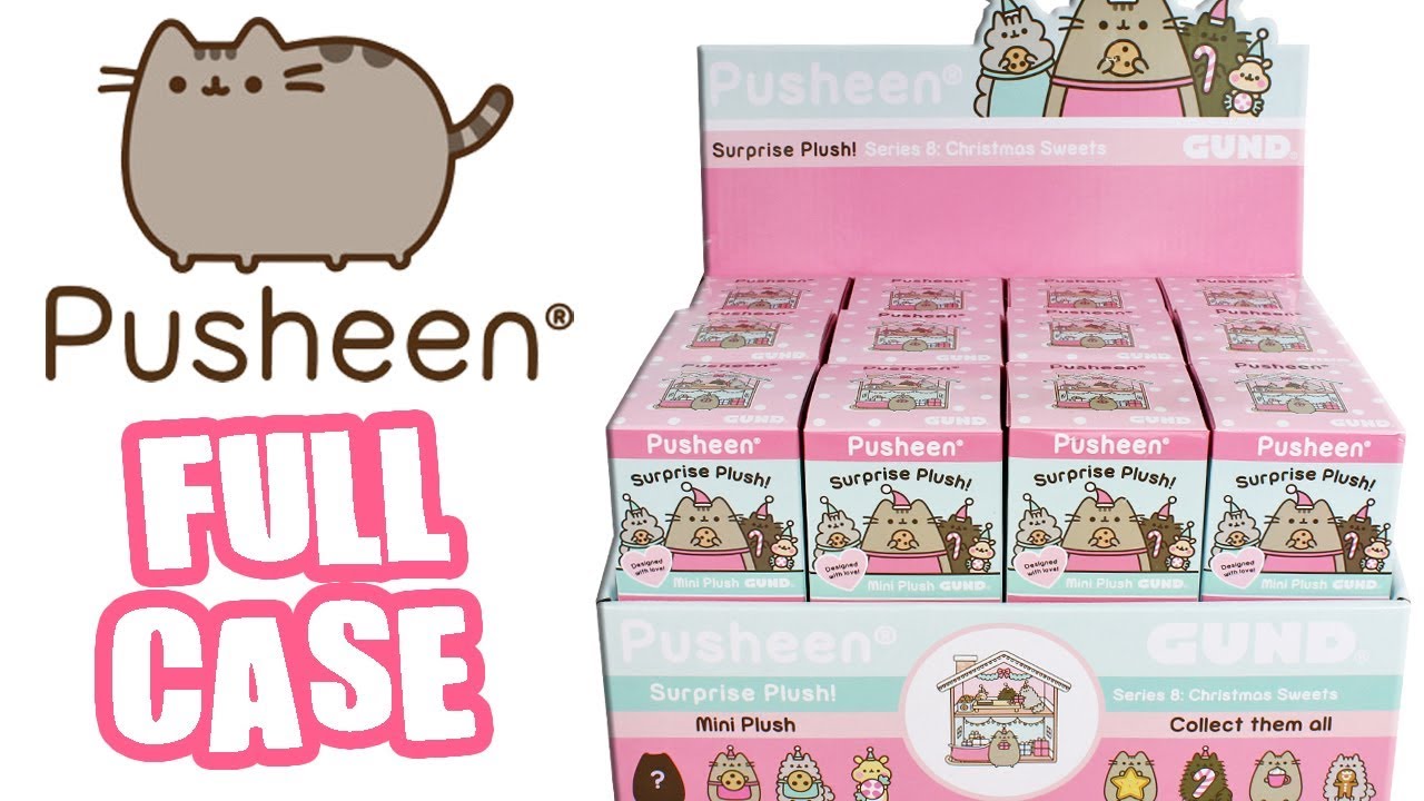 Pusheen Surprise Plush Blind Boxes Series 8 Christmas Sweets Full Case Unboxing Opening Entire Case
