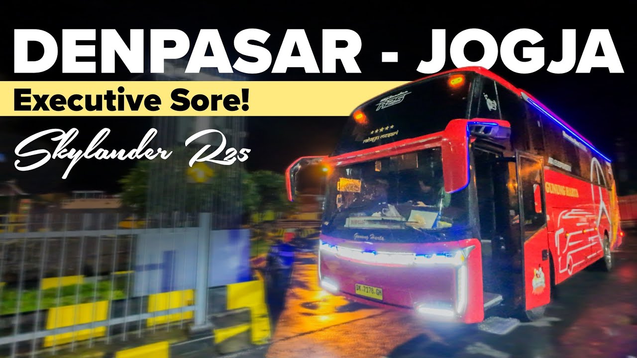 JARANG TEREKSPOS! JADWAL SORE TAPI RAME ! Gunung Harta Denpasar - Jogja Eksekutif Sore