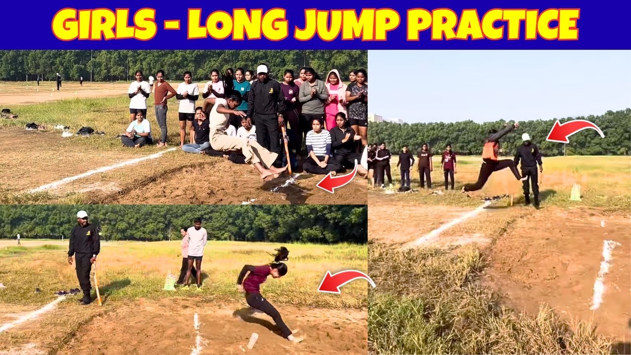 Girls Long JUMP कैसे करें Technique By Barik Sir