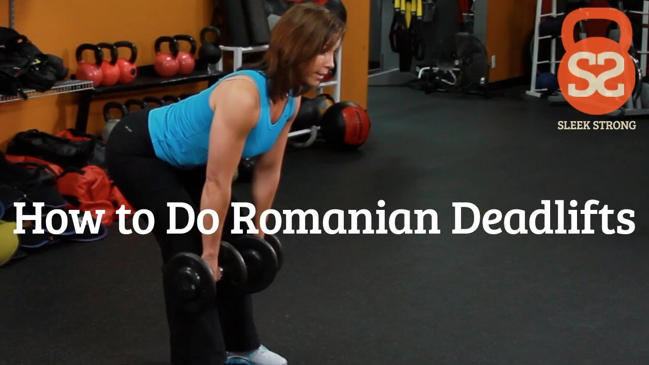 How to Do Romanian Deadlifts | Sleek/Strong With Rachel Cosgrove