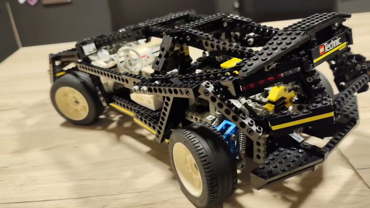 Lego Technic 8880 show video with ai generated narrative