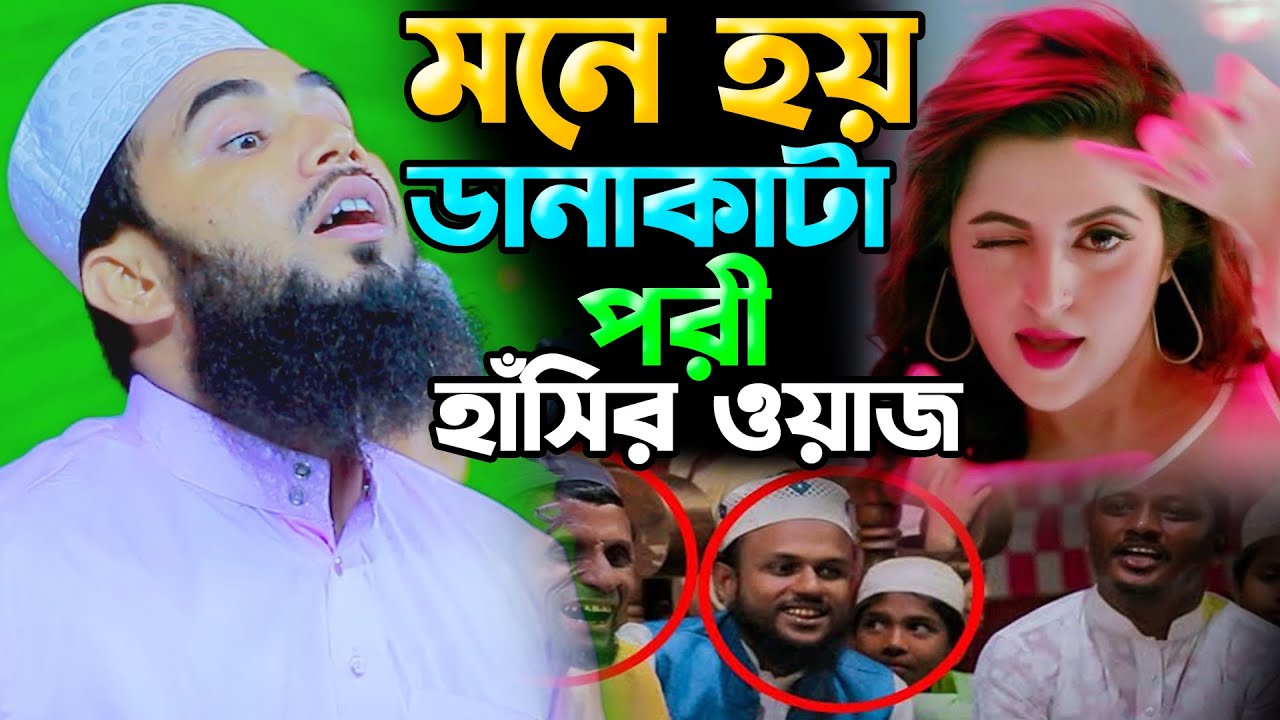 মনে হয় ডানাকাটা পরী গোলাম রব্বানীর হাঁসির ওয়াজ Golam Rabbani Waz