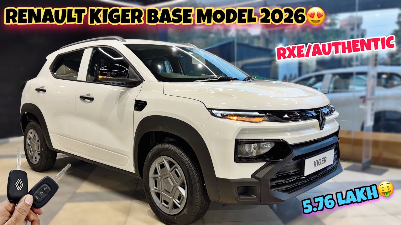 Renault Kiger Base Model 2026🔥| Kiger Authentic 2026❤️ #vlog #renault