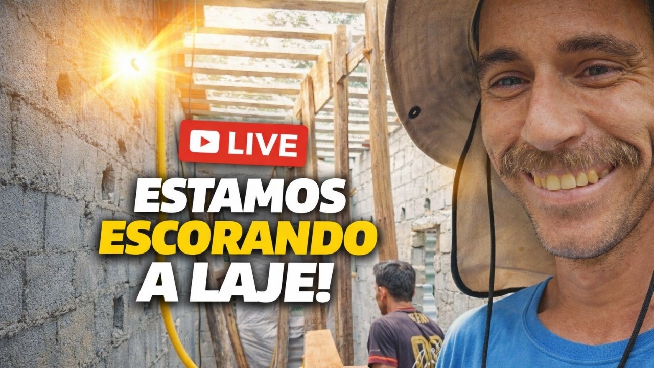 NÃO ACREDITO! Estamos escorando a laje com ajuda dos inscritos! 🙌