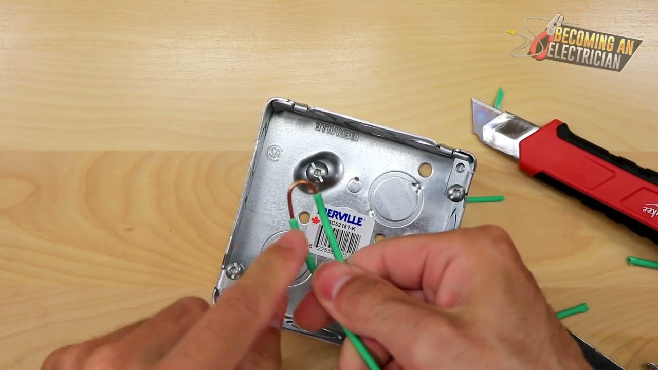 Tricks to Strip Insulated Bond Wire (METAL BOXES)