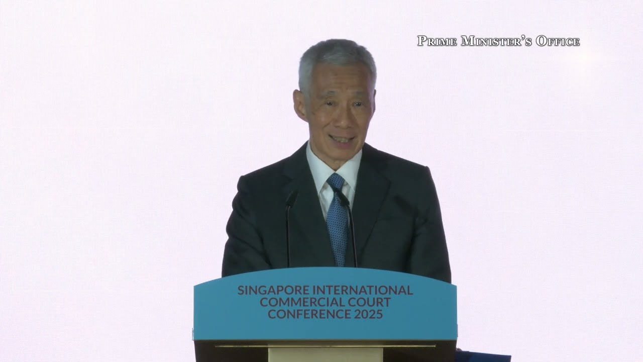SM Lee Hsien Loong at the Singapore International Commercial Court Conference Dinner 2025