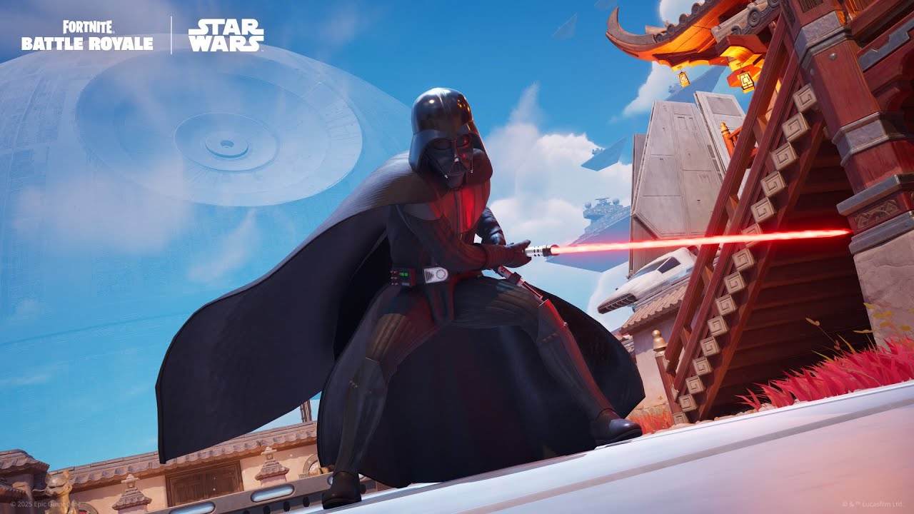 Fortnite: chapitre 6 saison 3 section comblée avec dark vador!