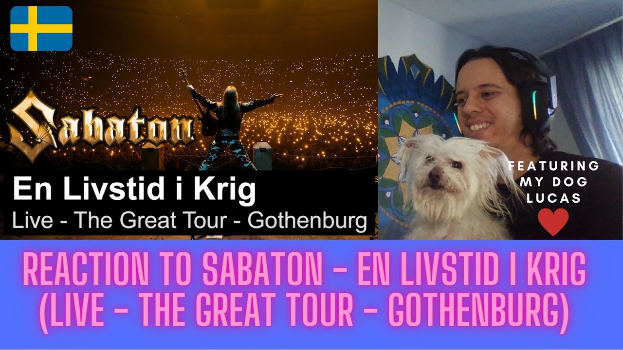 HISTORY NERD REACTS! TO SABATON / En Livstid I Krig  (Live - The Great Tour - Gothenburg)
