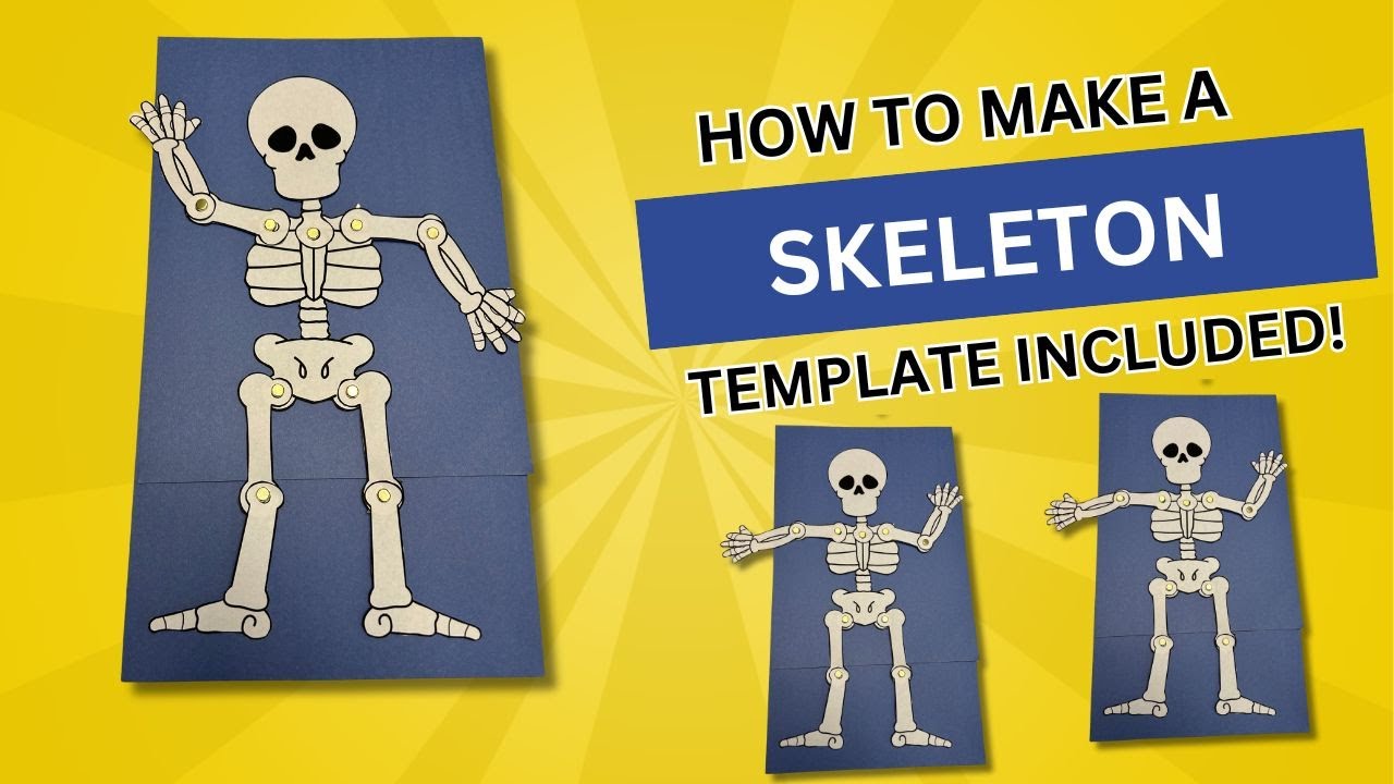 Skeleton Craft, Halloween Craft