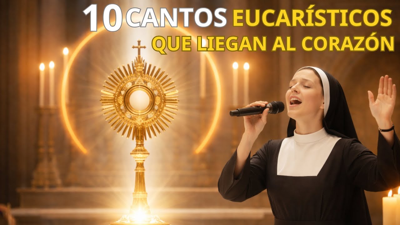 10 Cantos Eucarísticos Hermosos para Adorar a Jesús Sacramentado | Música Católica de Adoración 🙏