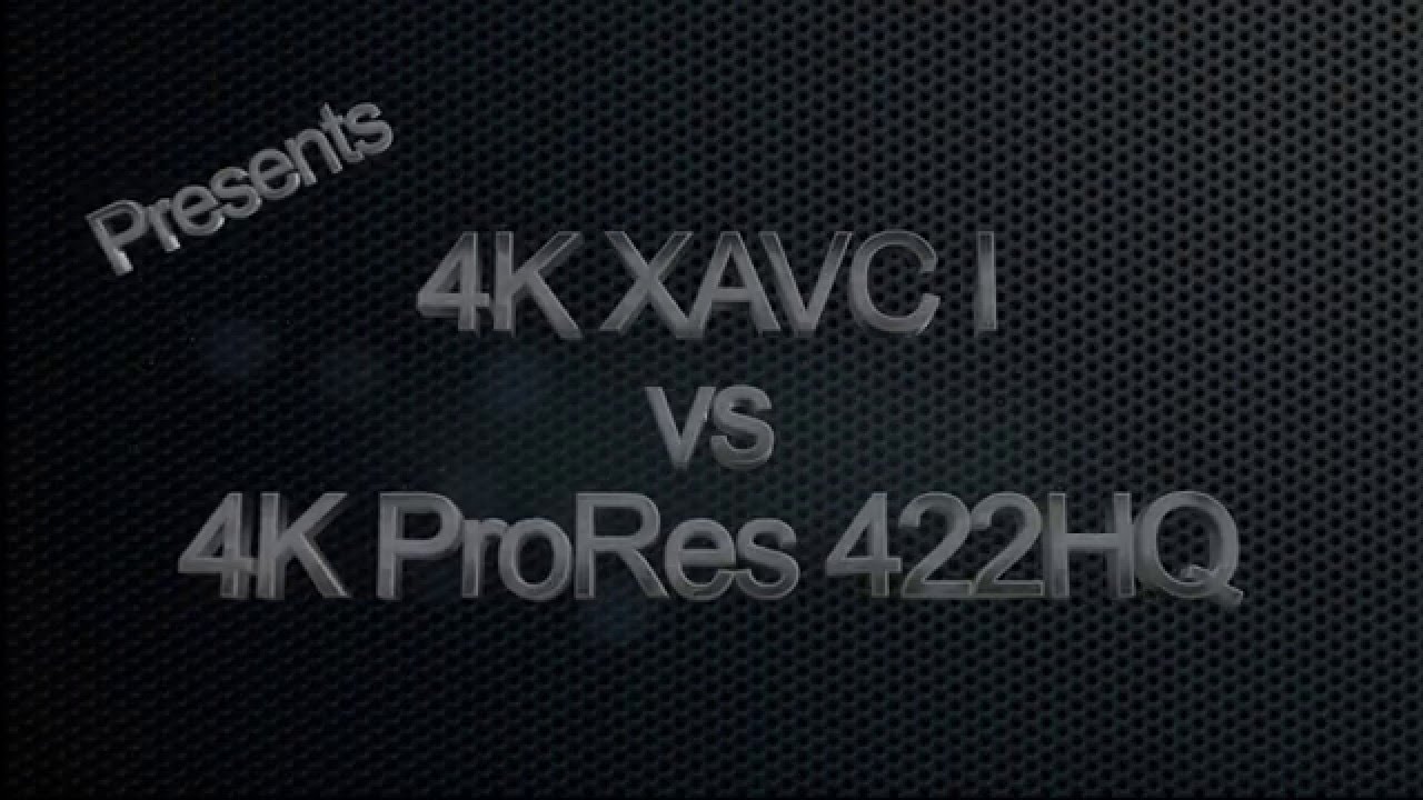 XAVC vs ProRes