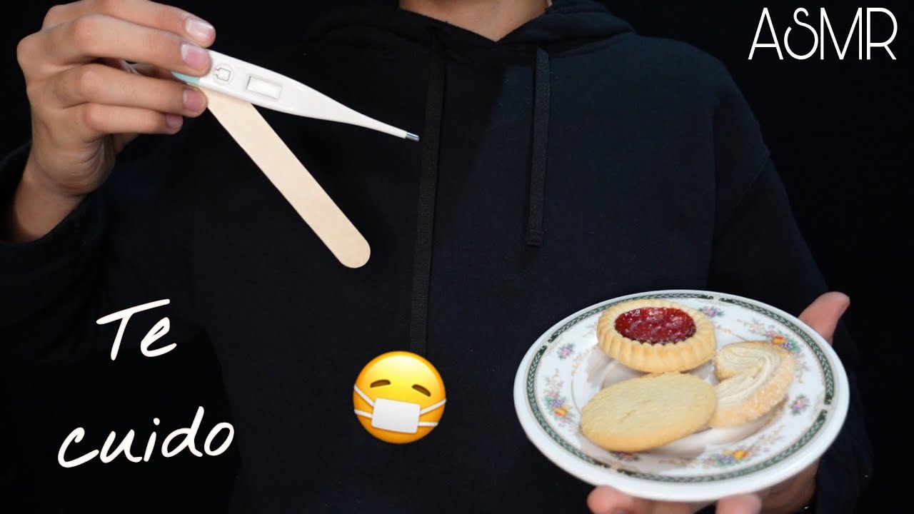 ASMR | ROLEPLAY | Te CUIDO cuando ESTAS ENFERM@ 😷🤒🤧