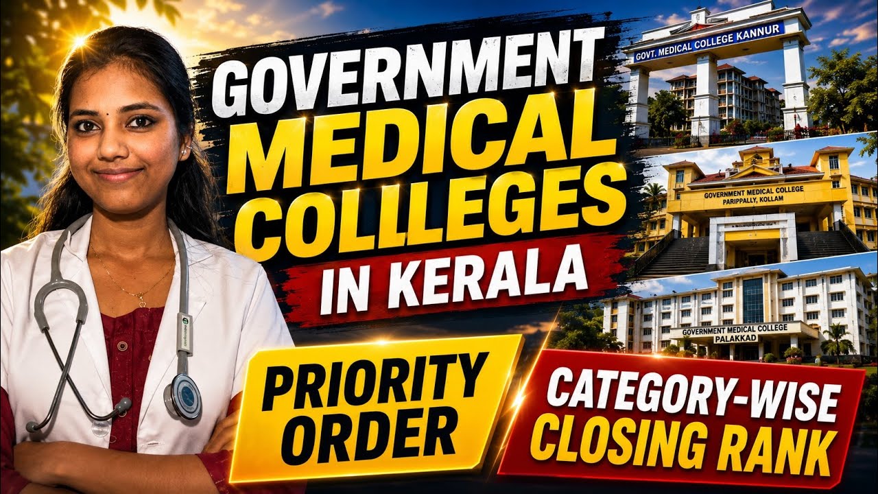 🏥 Government Medical Colleges | Kerala | Priority Order | NEET UG Counselling Guide #neet #neet2026