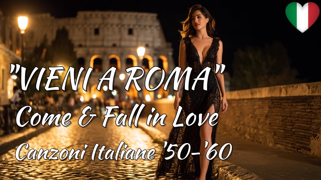 🇮🇹 Come to Rome, Fall in Love – 1950s & 1960s Italian Love Songs | Vieni a Roma, Innamorati 🌹