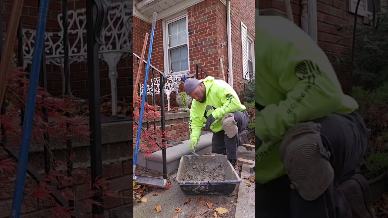 How to Install Pre-Cast Steps by Integrity Construction & Concrete - Macomb, Michigan