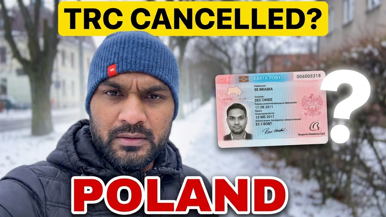 Can your Polish🇵🇱 Company CANCEL your TRC (Residence Permit) ? #polandtrc #polandvlog #kartapobytu