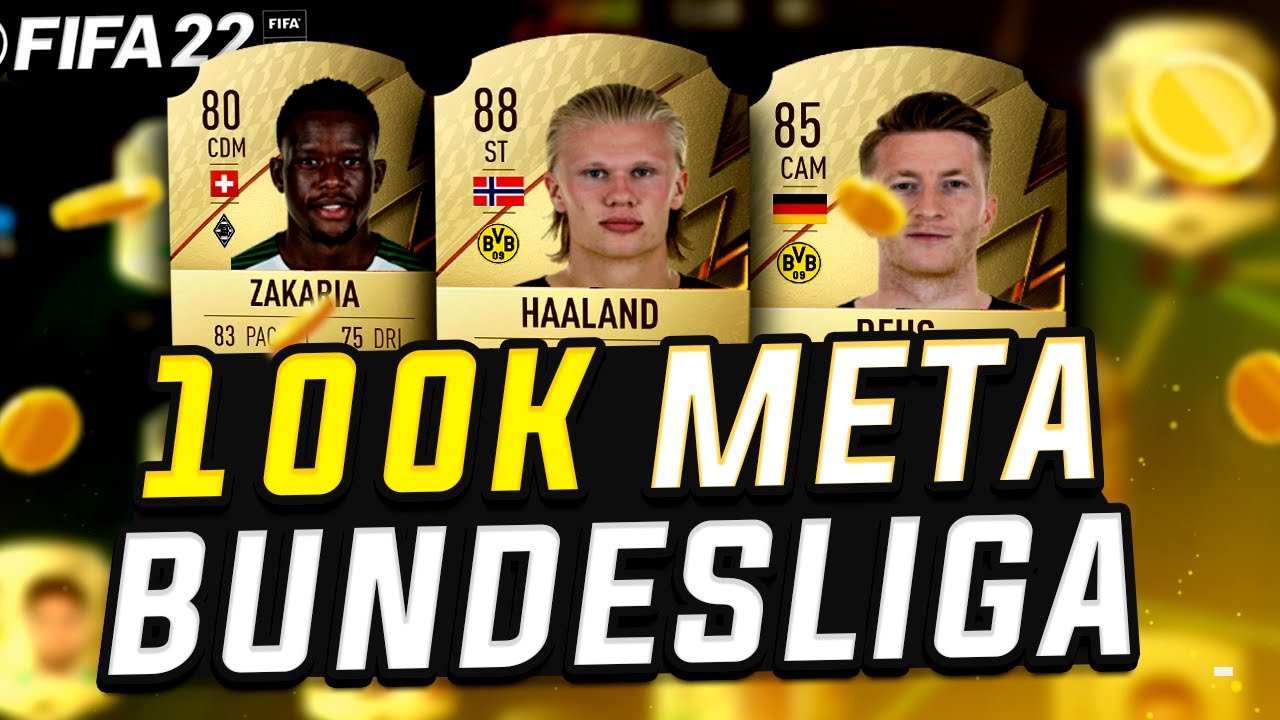 FIFA 22 OVERPOWERED 100K BUNDESLIGA META SQUAD | FUT 22 SQUAD BUILDER ️‍🔥