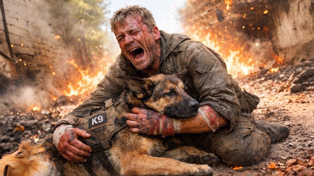 Veteran Jumped Into A Burning Archive With His K9 — Nobody Expected Him To Come Out Alive!