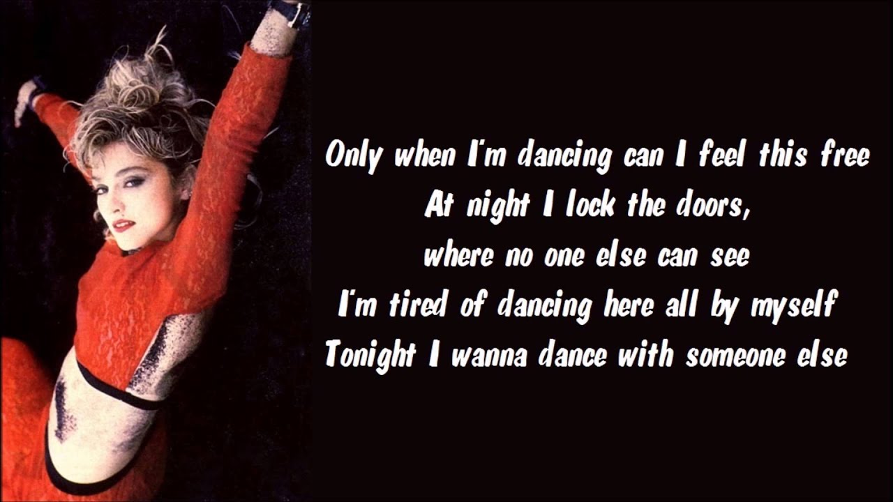 Madonna - Get Into The Groove Karaoke / Instrumental with lyrics on screen