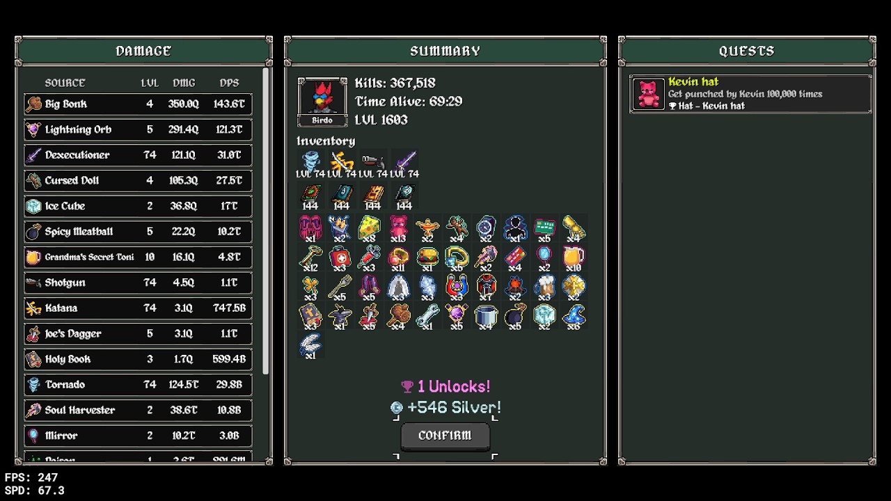 Megabonk v65 Birdo TOP 5 (367K)