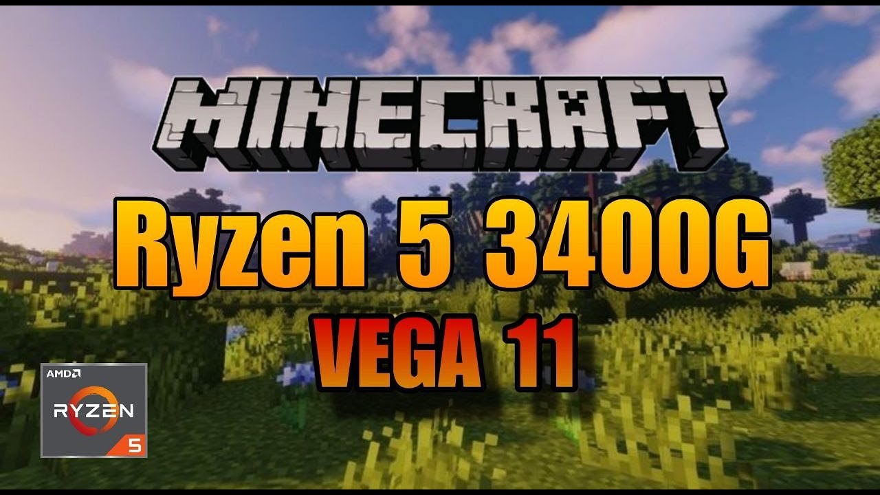 MINECRAFT (With Shaders) | AMD Ryzen 5 3400G (Vega 11) + 16 GB RAM✅