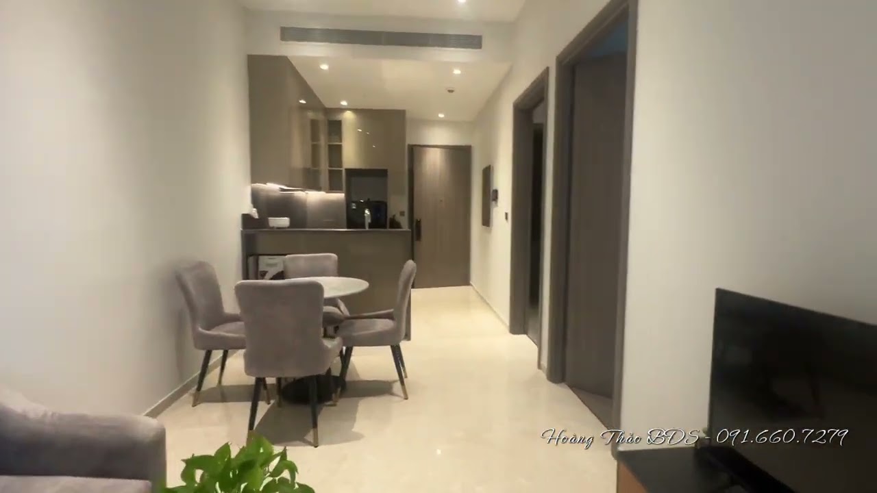 Độc quyền cho thuê căn hộ 1PN, 51m2, full nội thất tại The Marq . Giá: 32 triệu. LH: 081.660.7279