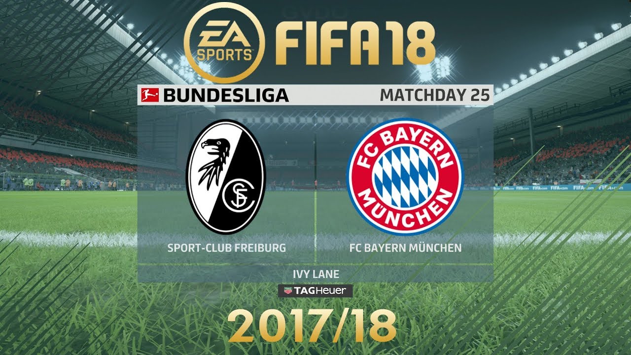 FIFA 18 SC Freiburg vs FC Bayern München | Bundesliga 2017/18 | PS4 Full Match