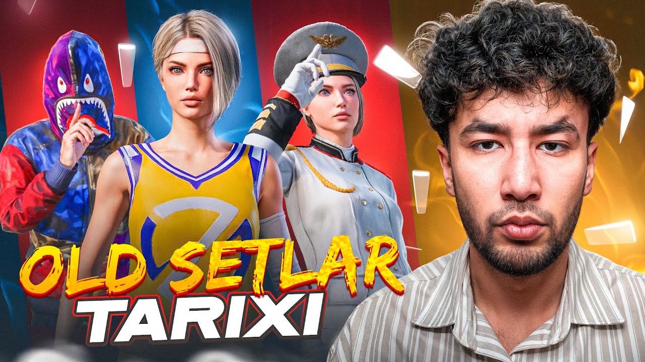 🔥PUBG MOBILE OLD SETLAR TARIXI // KAPITAN, BAPE, BASKETBOLL - SETLARI🤩