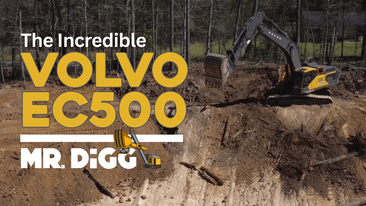 New Volvo EC500 Excavator DEVOURS Dirt Like Nothing