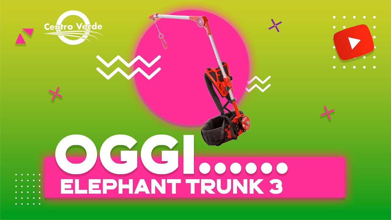 Elephant trunk 3 - Riduci lo sforzo fisico con l'uso di dcespugliatori e tagliasiepi