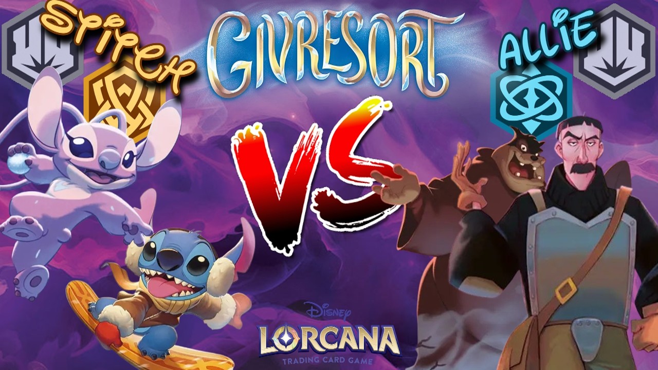 🥶Amber Steel Stitch VS Sapphire Steel Allié Chap 11 Lorcana Game Play🥶