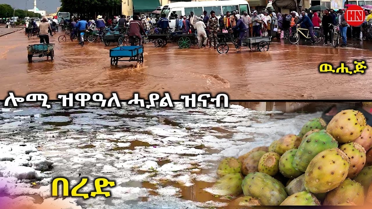 ህድሞና - ኣስመራ ዝወዓለ ማይን በረድን  | Heavy rain and Ice in Asmara - New Eritrean Video 2025