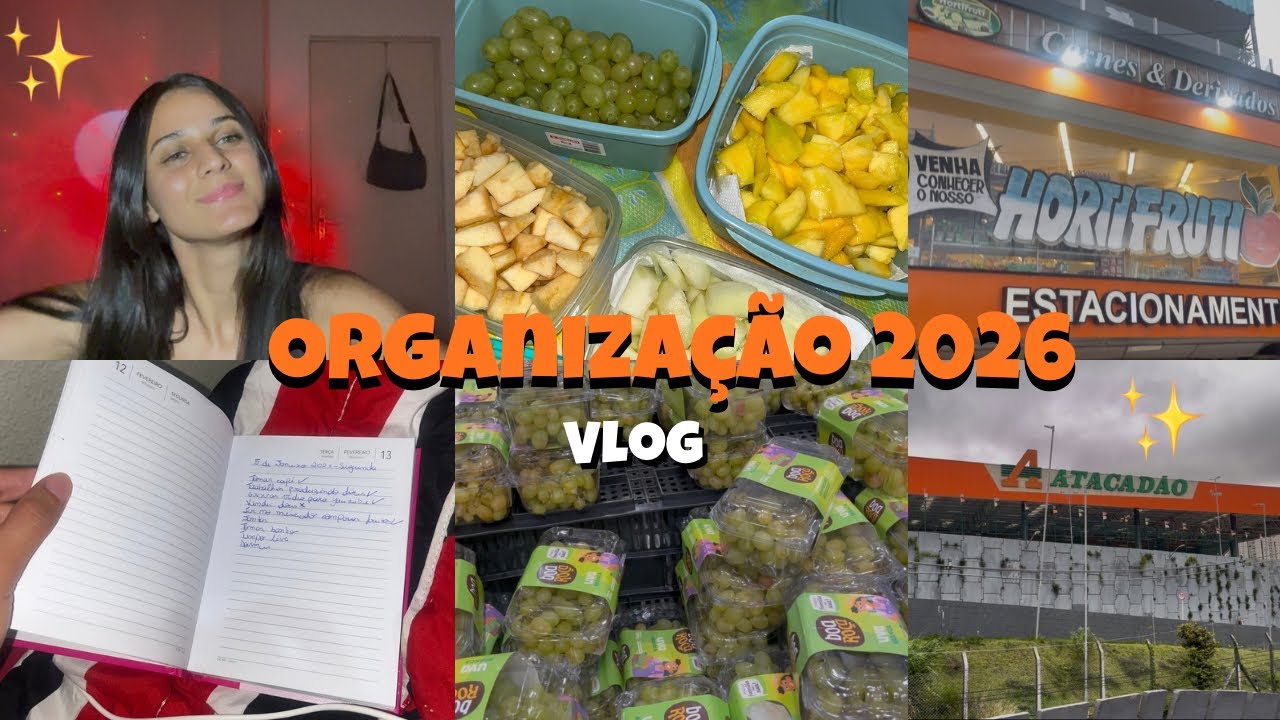 Frutas da semana| Organização Planner| Primeira segunda-Feira 2026 