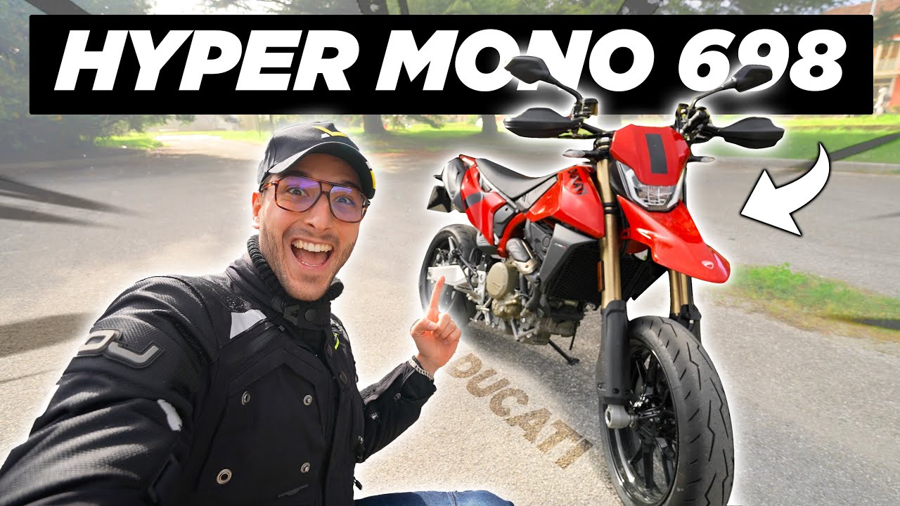 PRIMO GIRO con LEI. 😍 - Ducati Hypermotard MONO 698