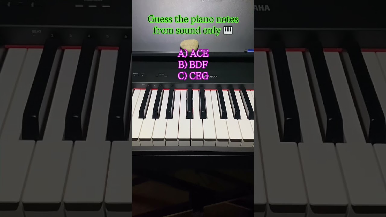 Guess the piano notes from sound only 🎹#piano #music #shorts