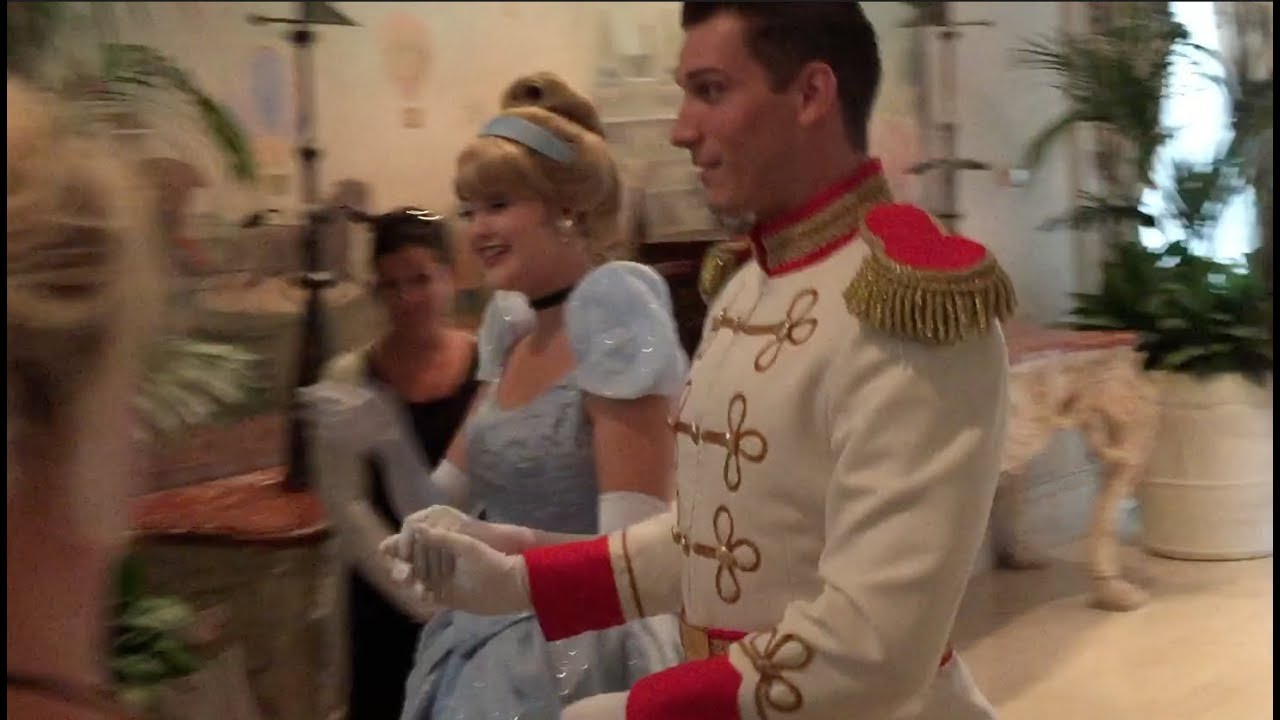 Cinderella and Prince Charming Surprise Dance Party