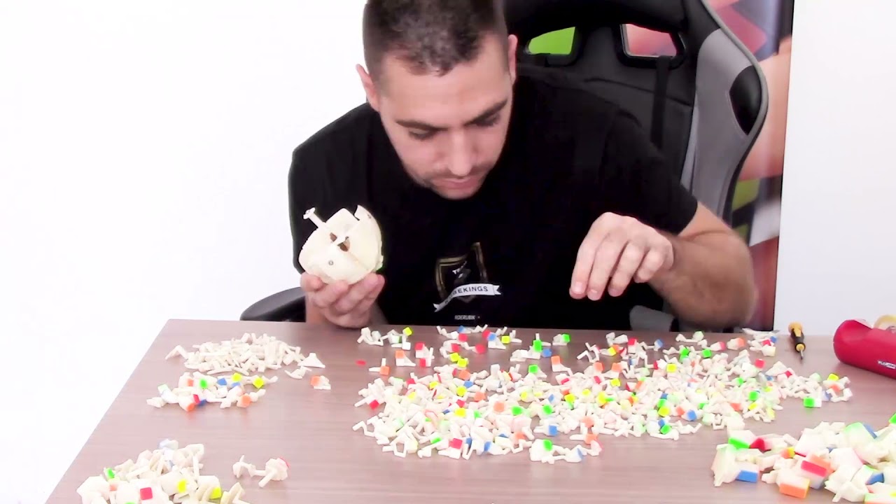 Montaje Cubo Rubik 10x10. Time Lapse ⏱️