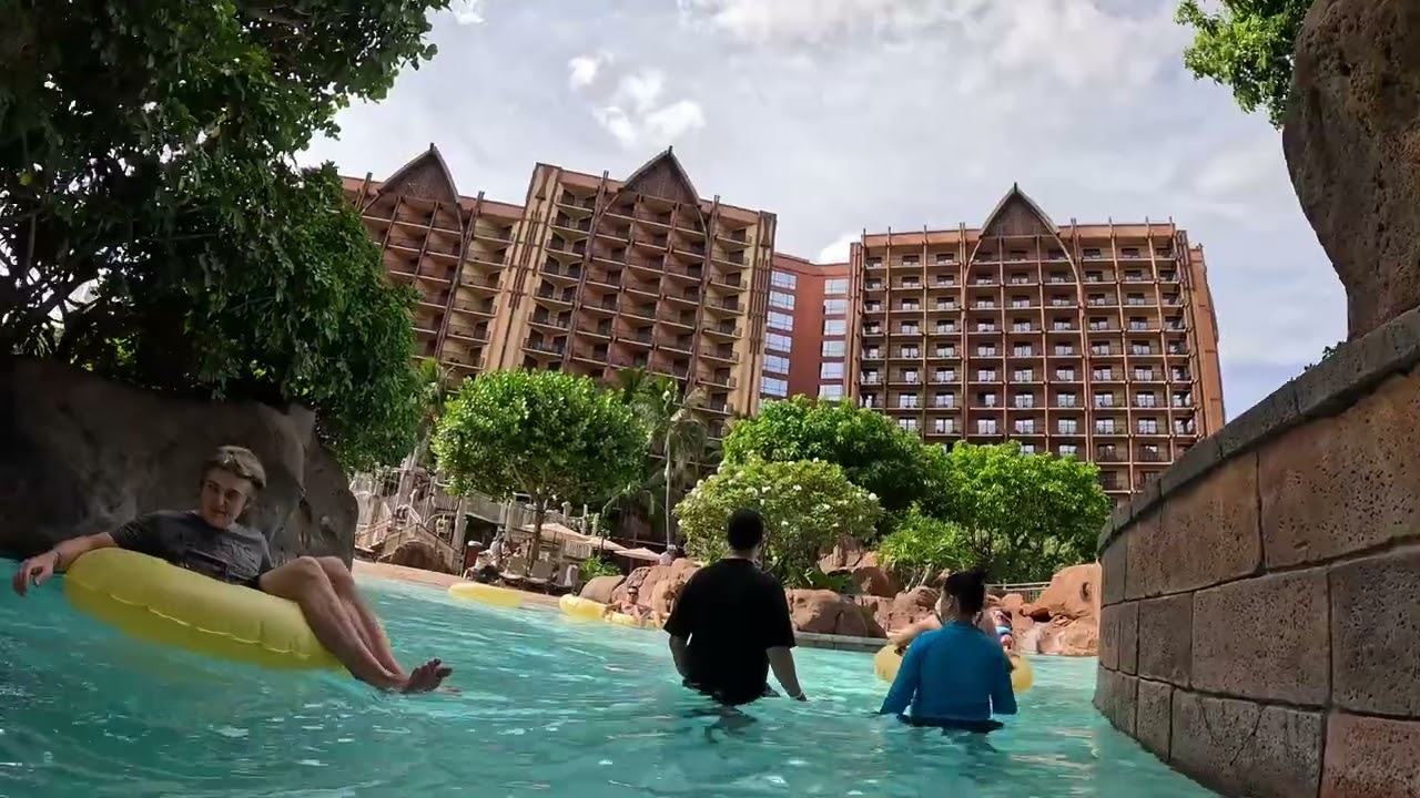 (4K) POV: Disney Aulani - Waikolohe Stream Lazy River