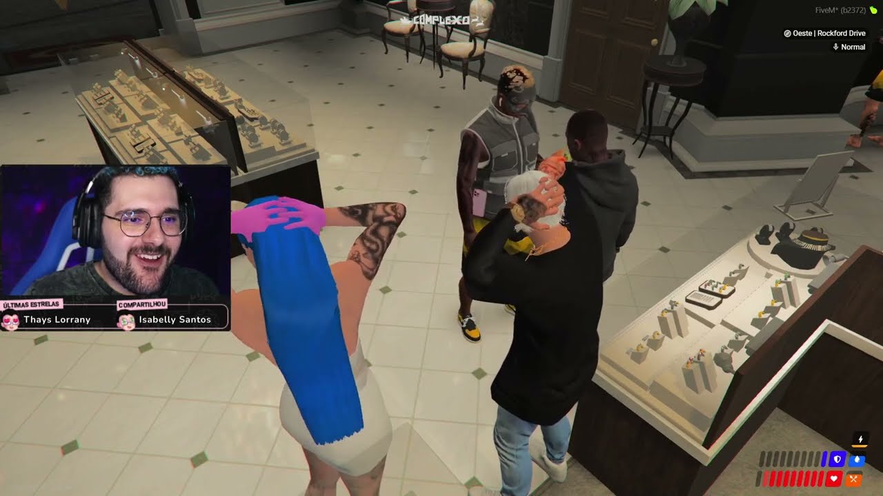 Batata foi sequestrado pela primeira vez no Complexo - Park Tiffany GTA RP